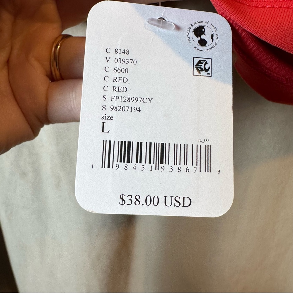 Free People intimately Still here halter top‎ Red  Camisole shirt - Picture 3 of 5